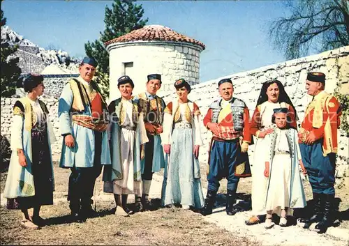 Trachten Montenegro Cetinje  Kat. Trachten