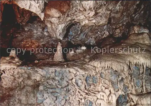 Hoehlen Caves Grottes Tropfsteinhoehle Wiehl  Kat. Berge