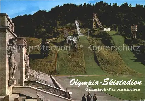 Ski Flugschanze Olympia Skistadion Garmisch Partenkirchen Kat. Sport
