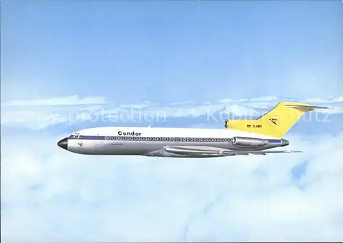 Flugzeuge Zivil Condor Europa Jet Boeing 727 30 Kat. Airplanes Avions