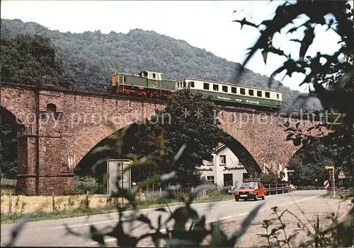 Eisenbahn Vulkan Express Viadukt Bad Toenisstein Kat. Eisenbahn