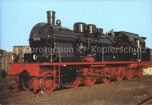 Lokomotive Personenzug Dampflokomotive 78 510 DB  Kat. Eisenbahn