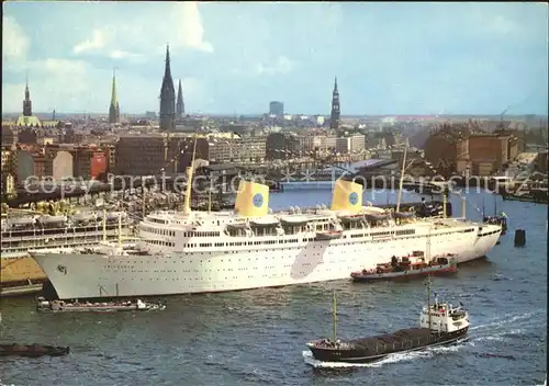 Dampfer Oceanliner Hamburg Hafen  Kat. Schiffe