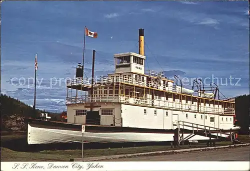Dampfer Schaufelrad S.S. Keno Dawson City Yukon  Kat. Schiffe