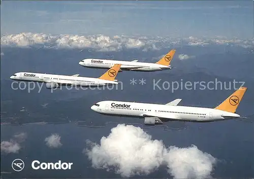 Flugzeuge Zivil Condor Boeing 767 Boeing 757 Kat. Airplanes Avions