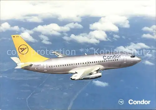 Flugzeuge Zivil Condor Europa Jet Boeing 737 230 Kat. Airplanes Avions