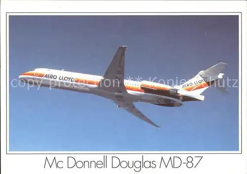 Flugzeuge Zivil Mc Donnell Douglas MD 87 Aero Lloyd  Kat. Airplanes Avions