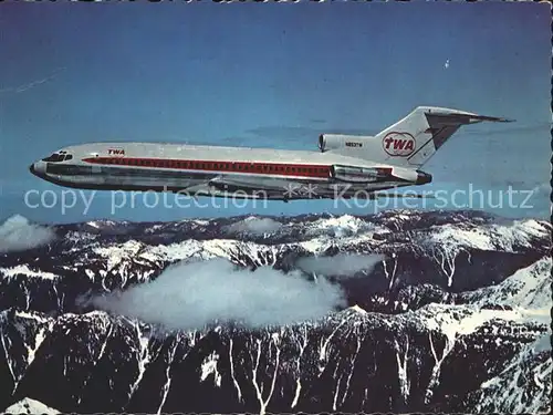 Flugzeuge Zivil TWA Boeing 727  Kat. Airplanes Avions