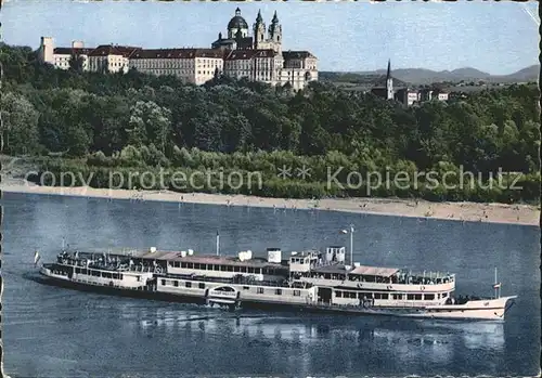 Dampfer Seitenrad Stadt Passau Stift Melk Wachau Kat. Schiffe