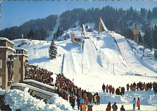 Ski Flugschanze Olympia Skistadion Garmisch Partenkirchen  Kat. Sport
