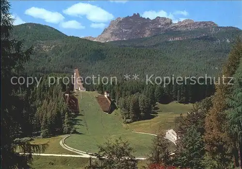 Ski Flugschanze Trampolino Olimpico Italia Dolomiti Cortina  Kat. Sport