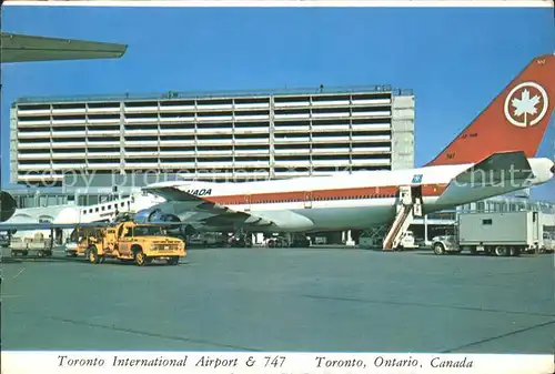 Flugzeuge Zivil 747 Jumbo Jet Toronto International Airport Ontario Canada  Kat. Airplanes Avions