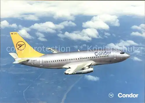 Flugzeuge Zivil Condor Europa Jet Boeing 737 230 Kat. Airplanes Avions