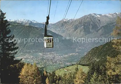 Seilbahn Ifinger Hafling Meran Avelengo Merano Kat. Bahnen