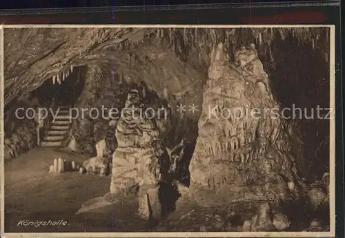 Hoehlen Caves Grottes Dechenhoehle Koenigshalle  Kat. Berge