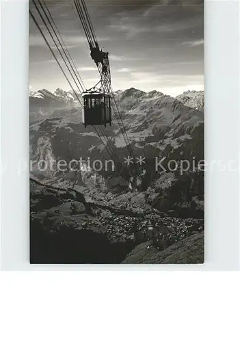 Seilbahn Maennlichen Lauterbrunnental Wengen Kat. Bahnen