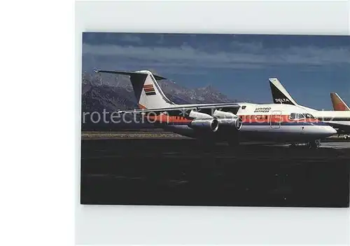 Flugzeuge Zivil United Express Aspen Airways BAe 146 100 Kat. Airplanes Avions