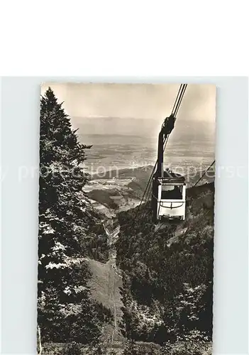 Seilbahn Schauinsland  Kat. Bahnen