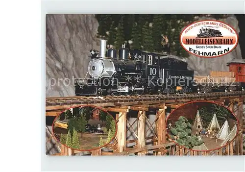 Modellbau Eisenbahn Burg Fehmarn  Kat. Spielzeug