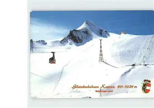 Seilbahn Gletscherbahnen Kaprun Kitzsteinhorn Maurerkogellift Kat. Bahnen