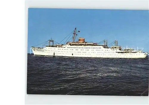 Dampfer Oceanliner MS Voelkerfreundschaft Kat. Schiffe