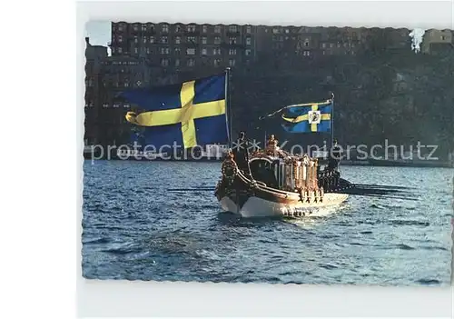 Boote Kungaslupen Wasaorden Hans Majestaet Konung Gustav VI Adolf Kat. Schiffe
