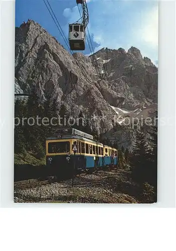 Zahnradbahn Seilbahn Zugspitze Kat. Bergbahn