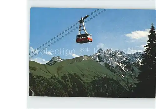 Seilbahn Fellhorn Oberstdorf Birgsautal  Kat. Bahnen