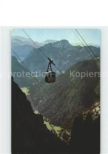 Seilbahn Rauschberg Ruhpolding  Kat. Bahnen