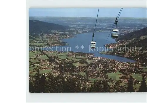 Seilbahn Tegernseer Tal Bad Wiessee Rottach Egern Gmund  Kat. Bahnen