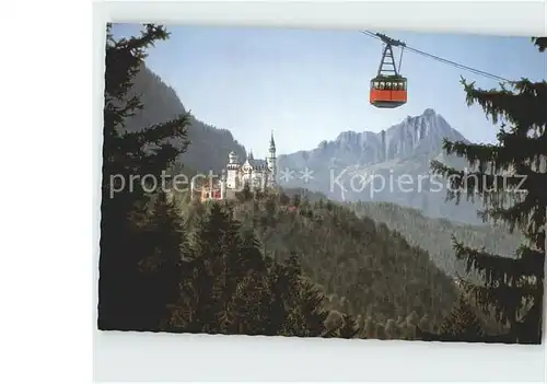 Seilbahn Tegelberg Schloss Neuschwanstein Gehrenspitze Kat. Bahnen