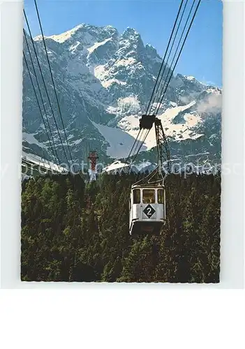 Seilbahn Bayrische Zugspitzseilbahn Zugspitzgipfel Kat. Bahnen