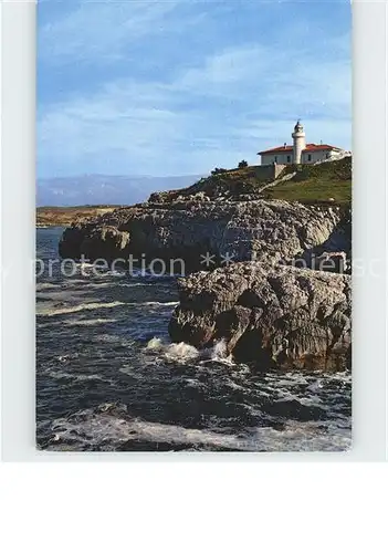 Leuchtturm Lighthouse Suances Santander Acantilado  Kat. Gebaeude