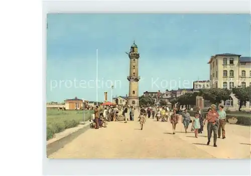 Leuchtturm Lighthouse Rostock Warnemuende  Kat. Gebaeude