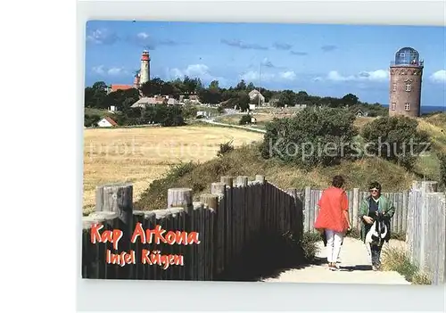 Leuchtturm Lighthouse Kap Arkona Insel Ruegen Am slawischen Burgwall  Kat. Gebaeude