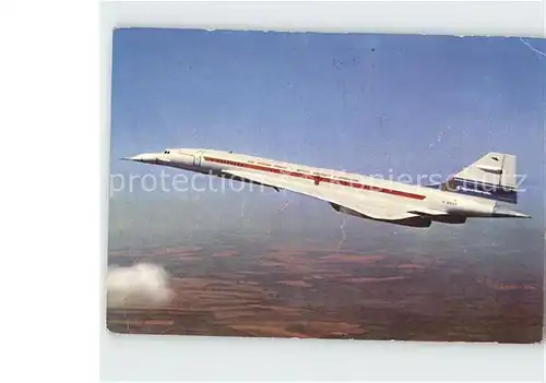 Flugzeuge Zivil Concorde France British Aircraft Corporation Kat. Airplanes Avions