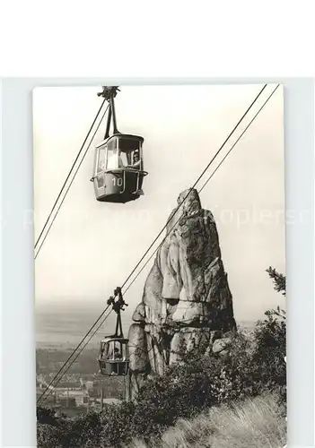 Seilbahn Hexentanzplatz Thale Harz  Kat. Bahnen