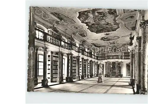 Bibliothek Library Benediktinerabtei Ottobeuren  Kat. Gebaeude