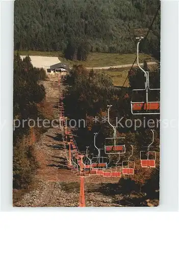 Sessellift Hohenbogen Talstation  Kat. Bahnen