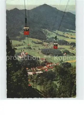 Seilbahn Kampenwand Schloss Hohenaschau Kat. Bahnen