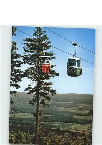 Seilbahn Wurmberg Bruanlage Oberharz Kat. Bahnen