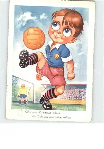 Fussball Spruch Dubonnet  Kat. Sport