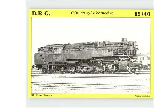 Lokomotive Gueterzug Tenderlokomotive 85 001  Kat. Eisenbahn