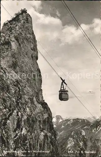 Foto Baumann E. Nr. 363 Rauschberg Seilbahn Hoerndlwand  Kat. Fotografie