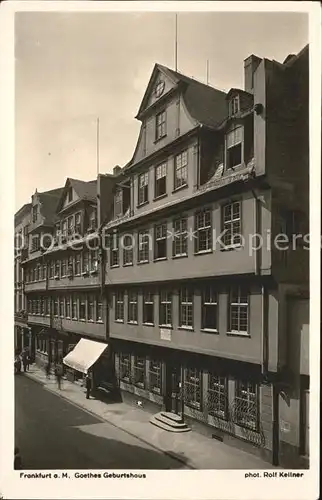 Foto Kellner Rolf Nr. 3970 Frankfurt am Main Goethe Geburtshaus Kat. Fotografie