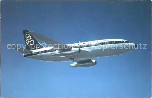 Flugzeuge Zivil Olympic Airways Boeing 737 200 Kat. Airplanes Avions