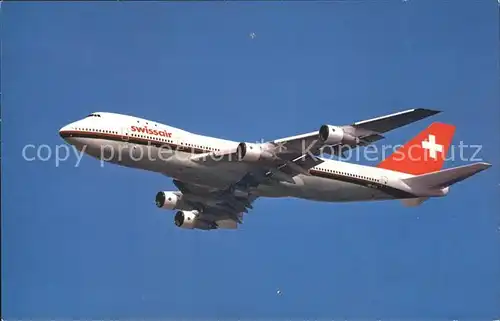 Swissair Boeing 747 B  Kat. Flug