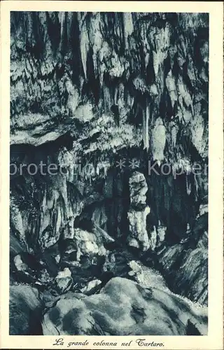 Hoehlen Caves Grottes Grande colonna nel Tartaro Postumia Kat. Berge