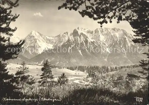 Foto Popp Nr. 2376 Karwendelgebirge Oberbayern Kat. Fotografie