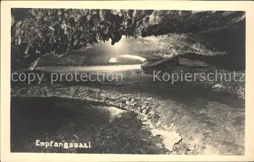 Hoehlen Caves Grottes Barbarossahoehle  Kyffhaeuser Empfangssaal  Kat. Berge
